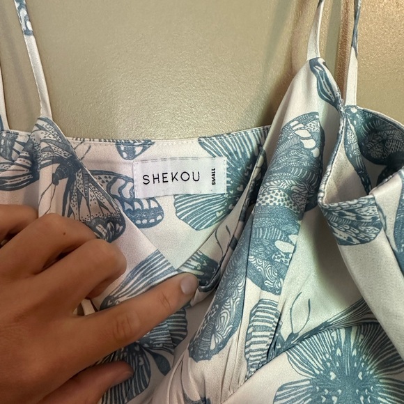 Shekou Butterfly Effect Silk Mini Dress size small - Picture 6 of 6